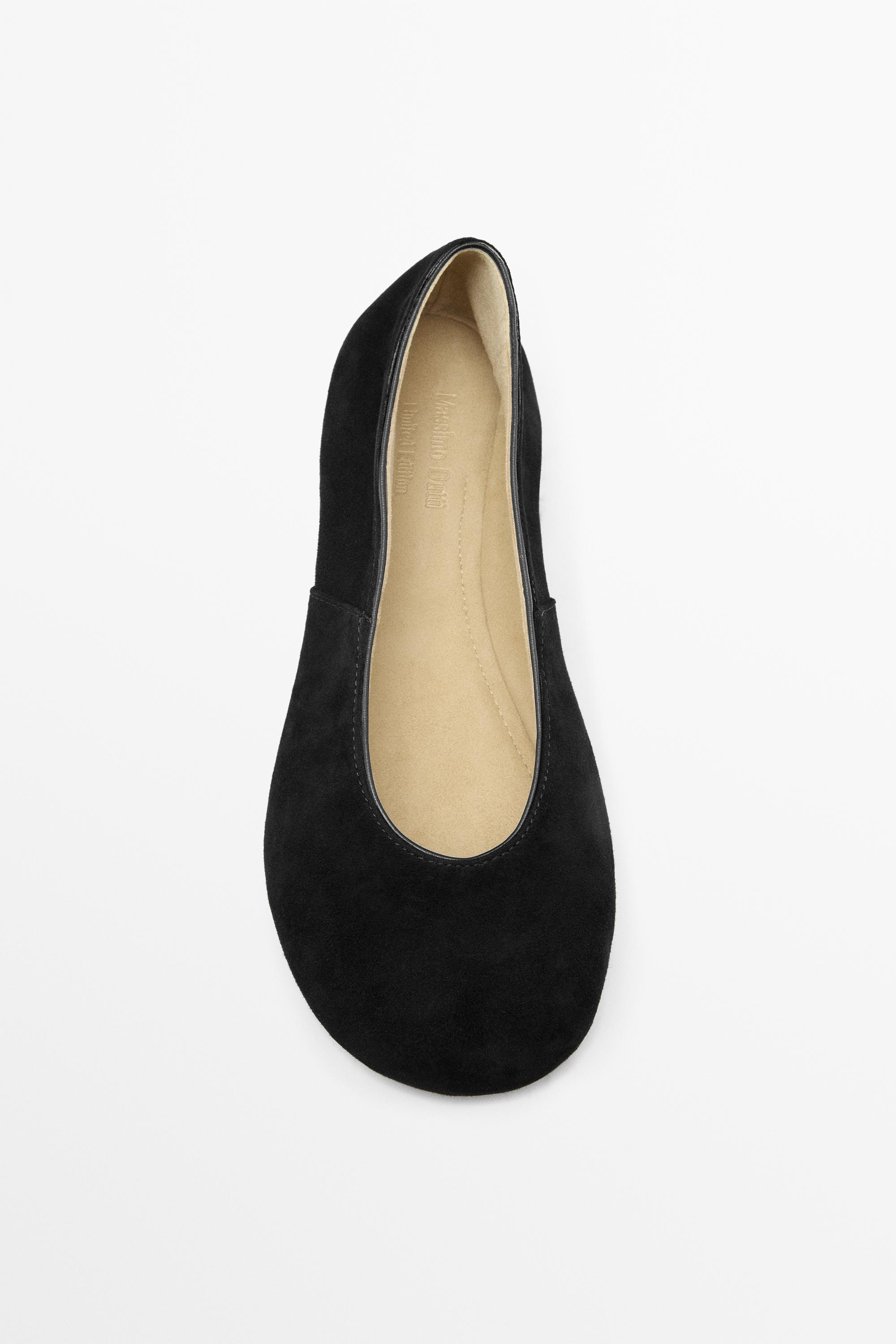 Soft leather ballet flats